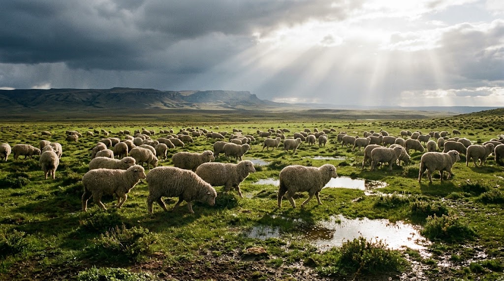 Producción ovina en Maquinchao: lluvias históricas y boom de la lana fina impulsan al sector